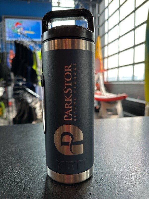 Yeti Rambler 18 oz Bottle, Custom Navy (ParkStor )