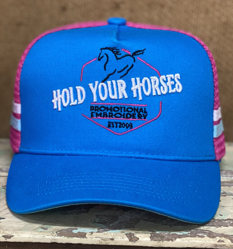 Bright Blue And Hot Pink