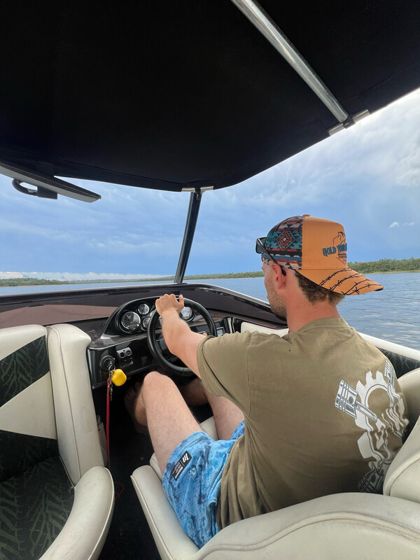 Tan Printed Cap