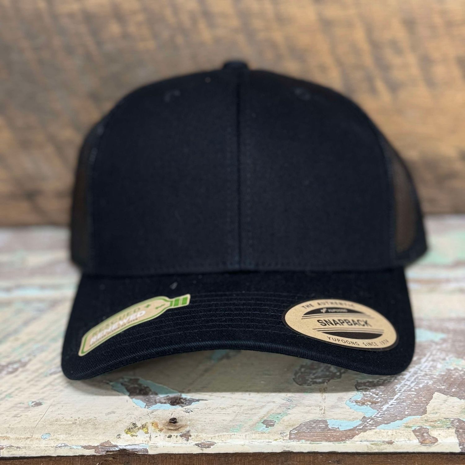 6 Panel Truckers YUPOONG, Colour: Black - recycled