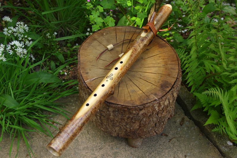 Native American Style Sycamore Flute