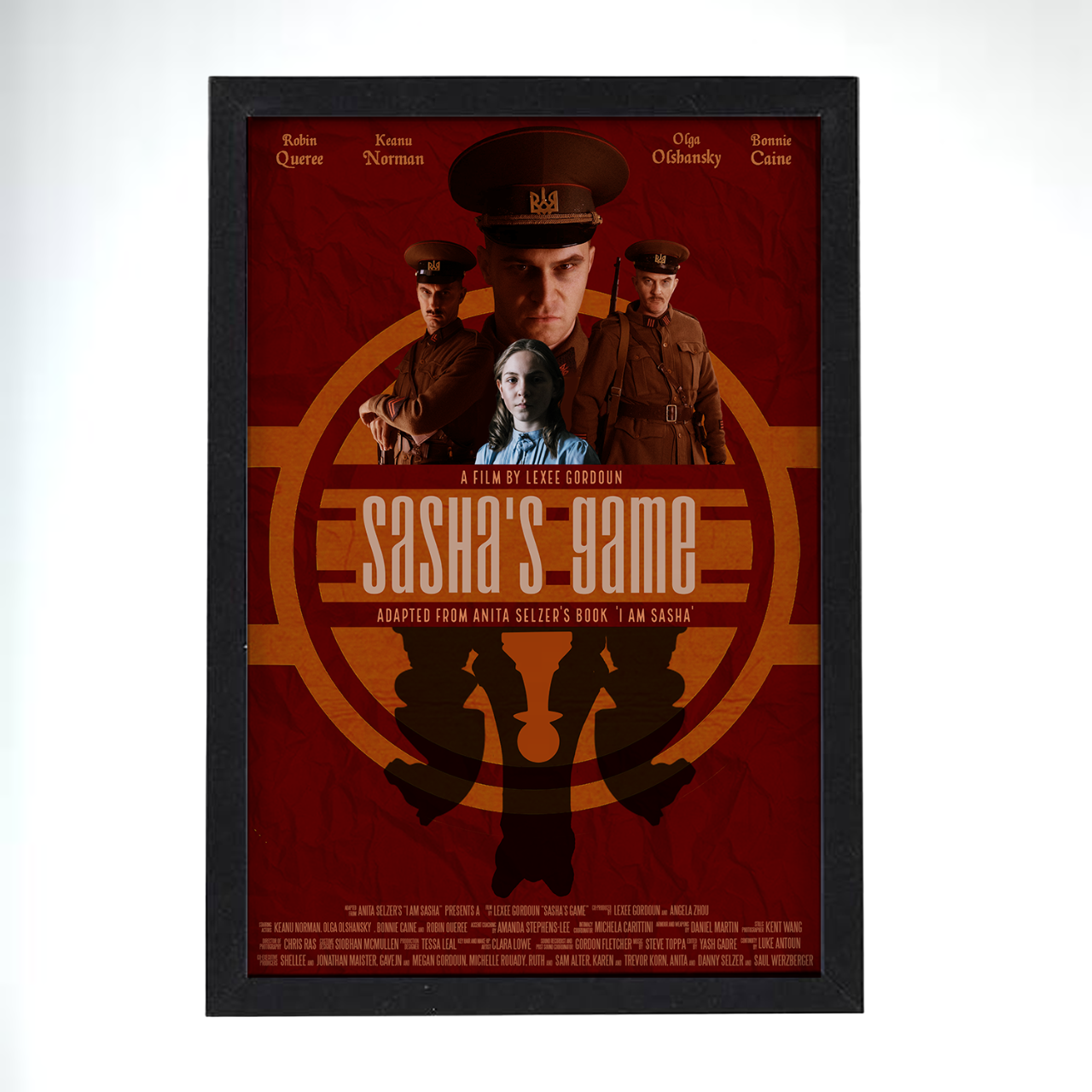 'Sasha's Game' Framed Poster