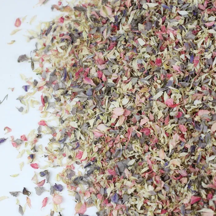 Grey, Pink and Ivory Petals