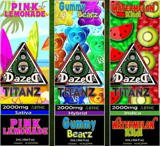 Dazed D8 Dispo 2000mg