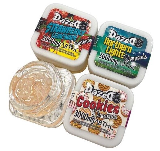 Dazed 8 2500 / 3000 mg wax