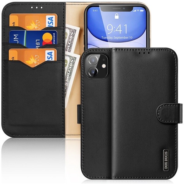 iPhone 11 Dux Ducis Hivo Series Leather Wallet Case