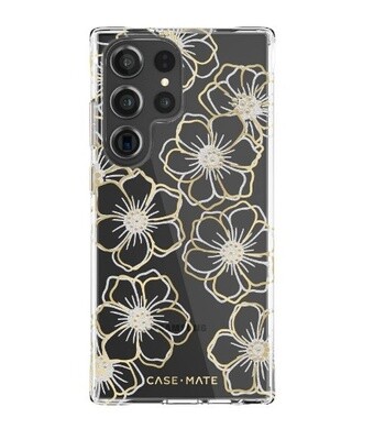 Samsung S23 Ultra Case-Mate Floral Gems Antimicrobial Case
