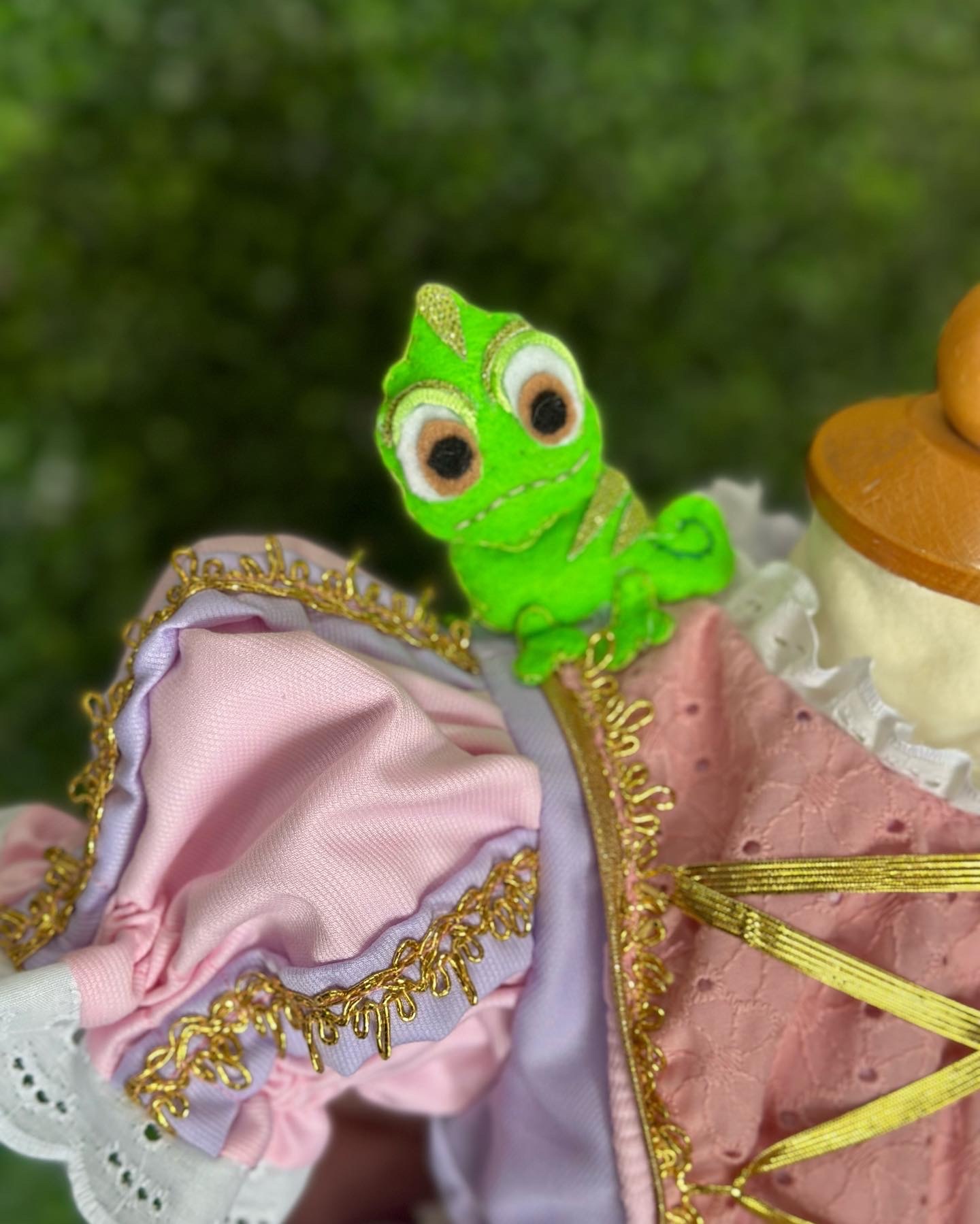 Baby Rapunzel con figuras 3D