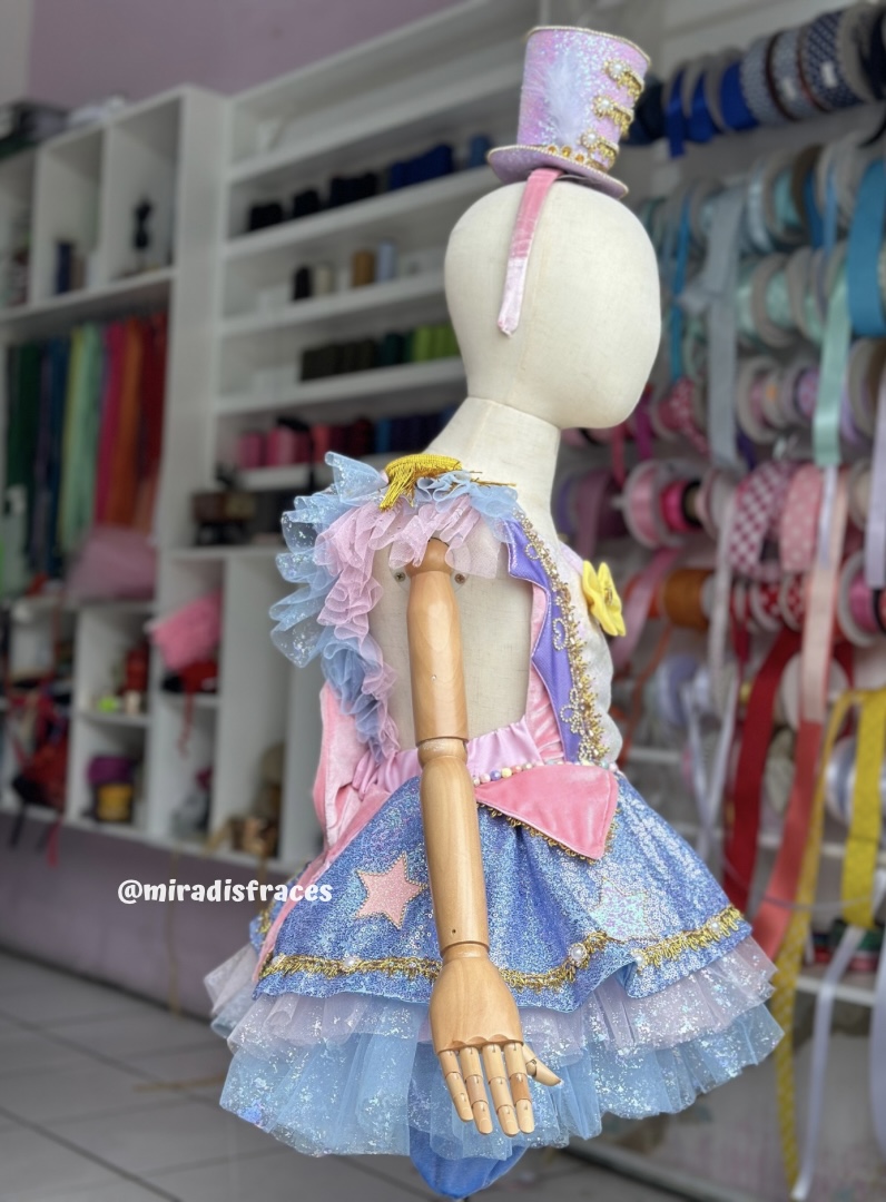 Romper circus pink