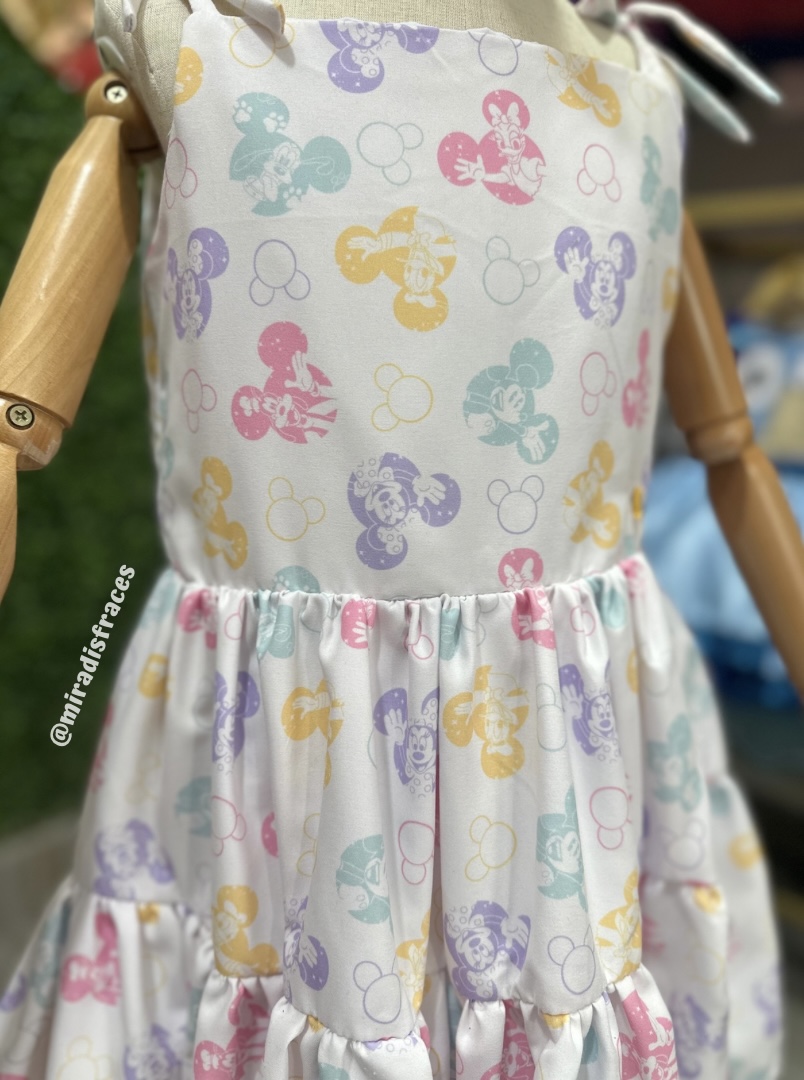 Vestido Eva Disney Pastel