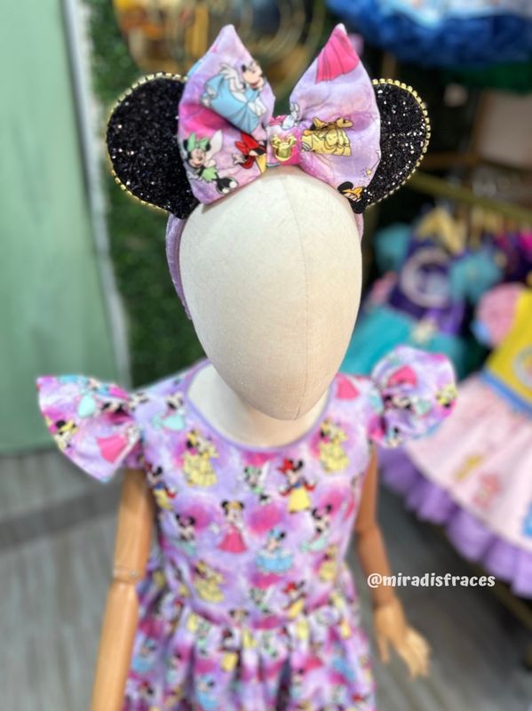 Vestido Lula Minnie Princesas