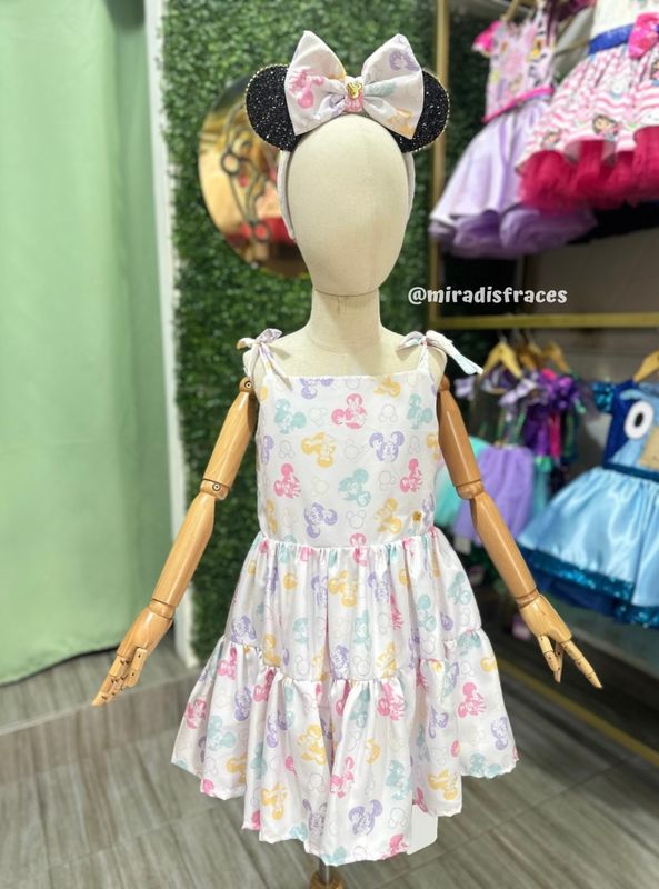 Vestido Eva Disney Pastel