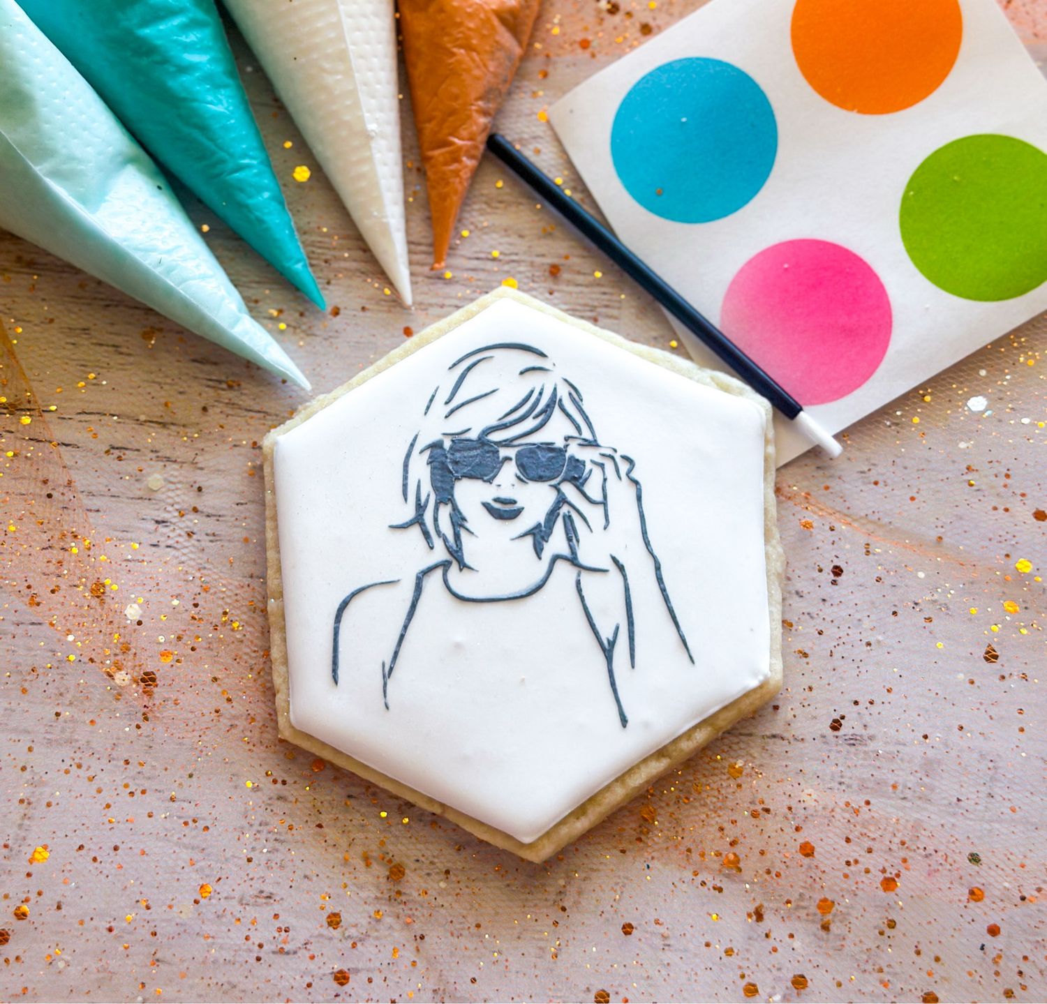 Taylor Swift PYO Cookie