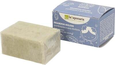Shampoo Solido Purificante e Anti-forfora - La Saponaria