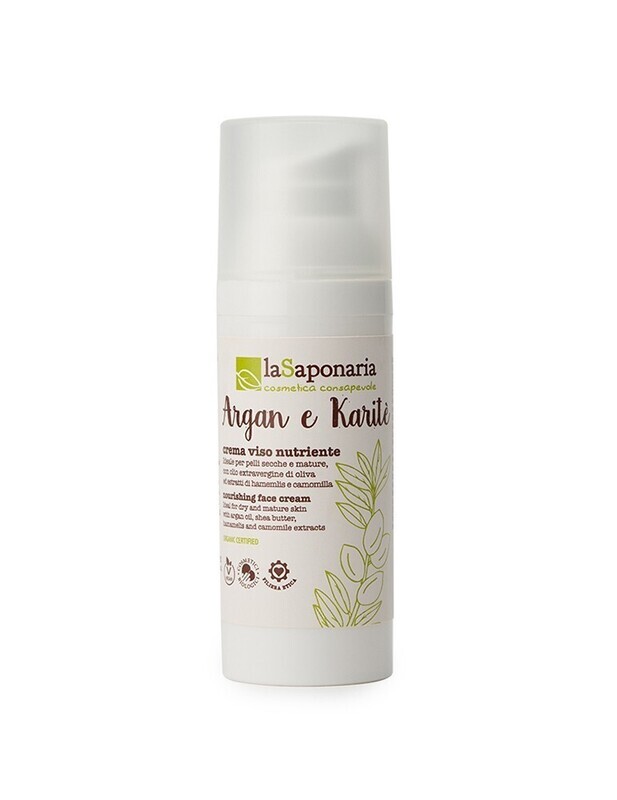 Crema Viso Idratante Argan e Karitè – La Saponaria