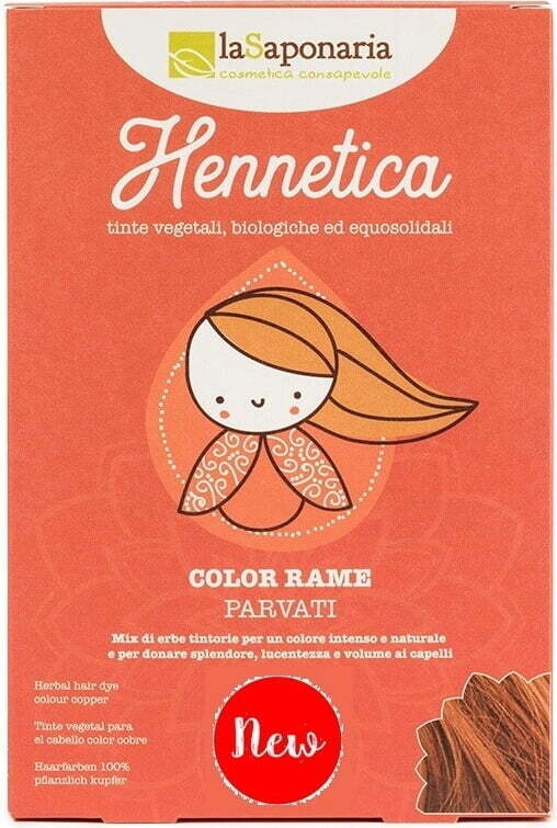 Tinta Vegetale Rame Parvati - Hennetica La Saponaria