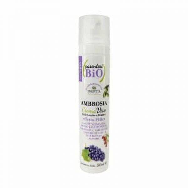 Crema Viso Anti-Age pelli mature e secche effetto Filler Ambrosia - ParentesiBio