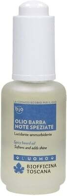 Olio Barba Uomo Note Speziate - Biofficina Toscana