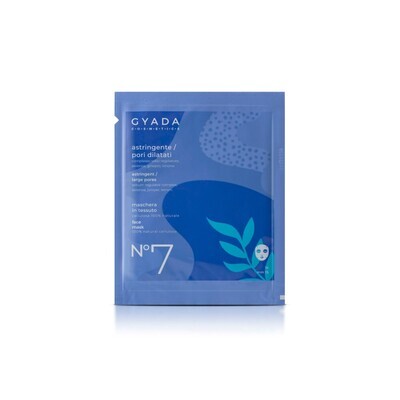 Maschera Viso in Tessuto n°7 Astringente Pori Dilatati - Gyada Cosmetics
