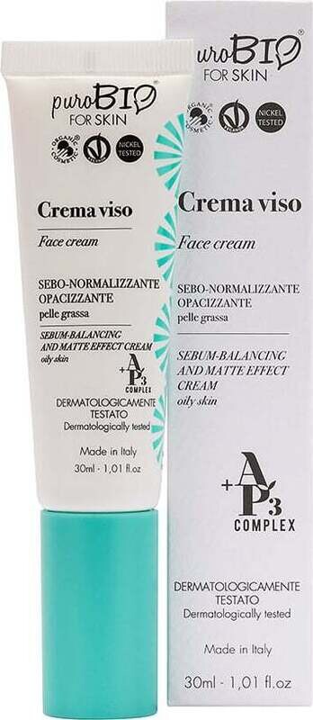 Crema Viso Sebo-Normalizzante e Opacizzante Pelle Grassa – PuroBio