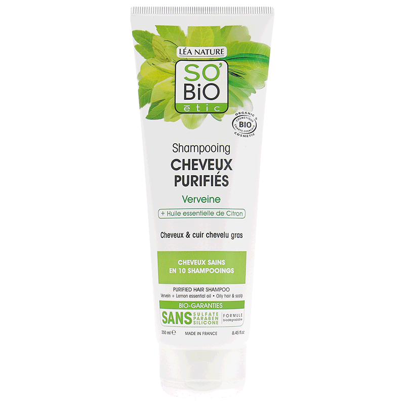 Shampoo Purificante Verbena & Limone - SO’BiO étic