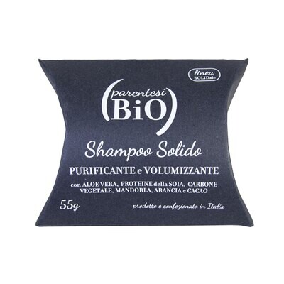 Shampoo Solido Purificante e Volumizzante - ParentesiBio