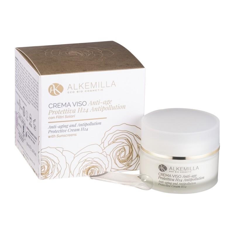 Crema Viso Anti Age protettiva H24 Antipollution - Alkemilla