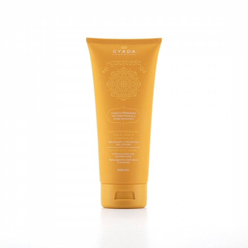 Impacco Capelli Riflessante Biondo Hyalurvedic - Gyada Cosmetics