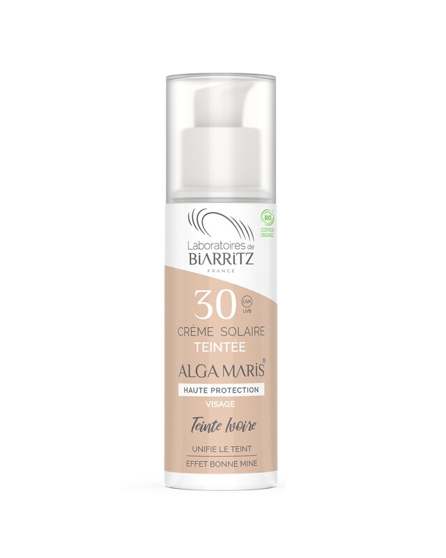 Crema Solare Viso Colorata SPF 30 IVOIRE - Alga Maris