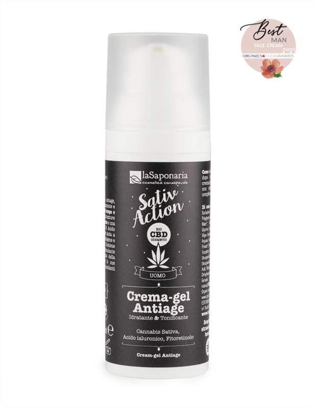 Crema Gel-Viso Antiage Uomo - SativAction - La Saponaria