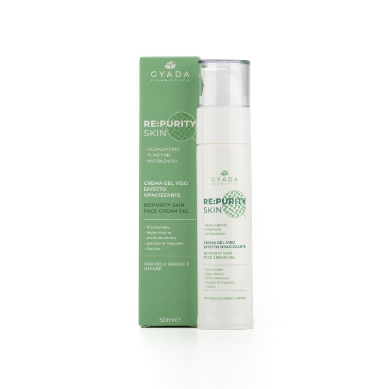 Crema Gel Viso Opacizzante - RE:PURITY SKIN - Gyada Cosmetics