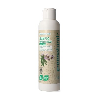 Shampoo Capelli Grassi Salvia&Ortica - GreeNatural