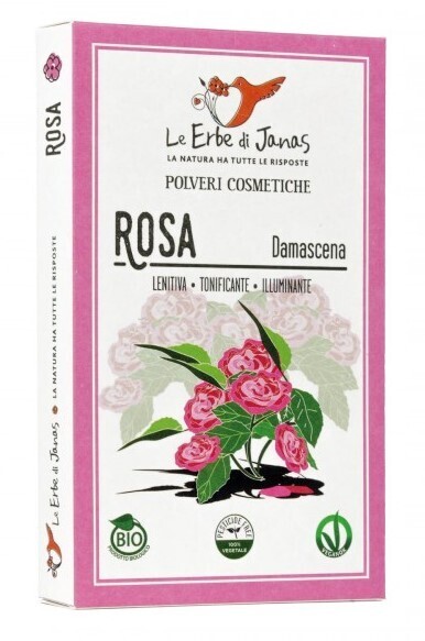 Polvere di Rosa Damascena - Le Erbe di Janas