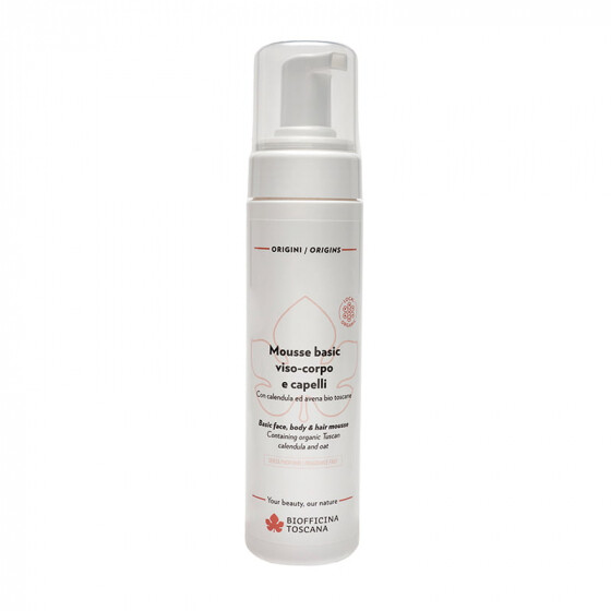 Mousse Basic Viso Corpo e Capelli - Biofficina Toscana