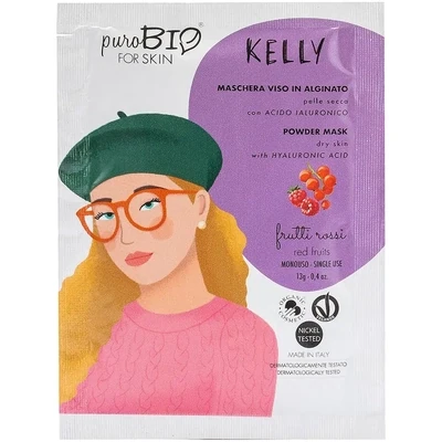 Maschera Viso in Alginato Pelli Secche - Kelly - PuroBio