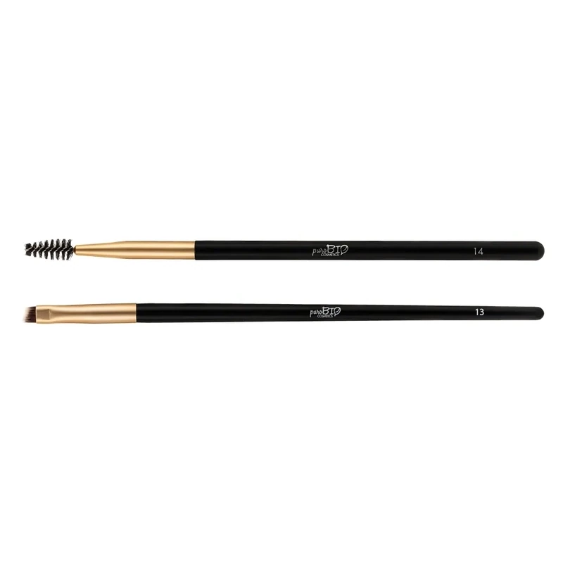 Kit Sopracciglia - Pennello n.13 + Scovolino n.14 - PuroBio