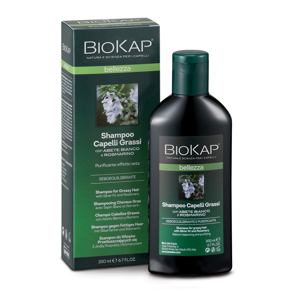 Shampoo per Capelli Grassi - BioKap