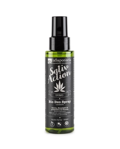 Bio Deodorante Spray Uomo SativAction - La Saponaria