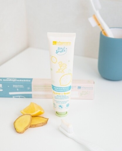 Dentifricio Protettivo Zenzero&Limone - La Saponaria