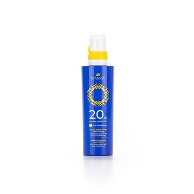 Solare Spray Viso e Corpo SPF 20 - Gyada Cosmetics