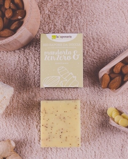Sapone Solido Esfoliante Mandorla&Zenzero - La Saponaria