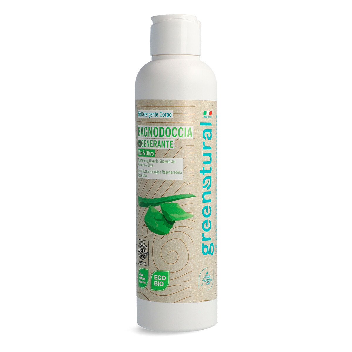 Bagnodoccia Rigenerante Aloe&Olivo - GreeNatural