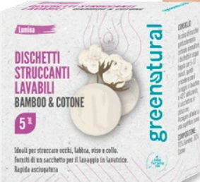 Dischetti Struccanti Bamboo&Cotone Lumina - GreeNatural