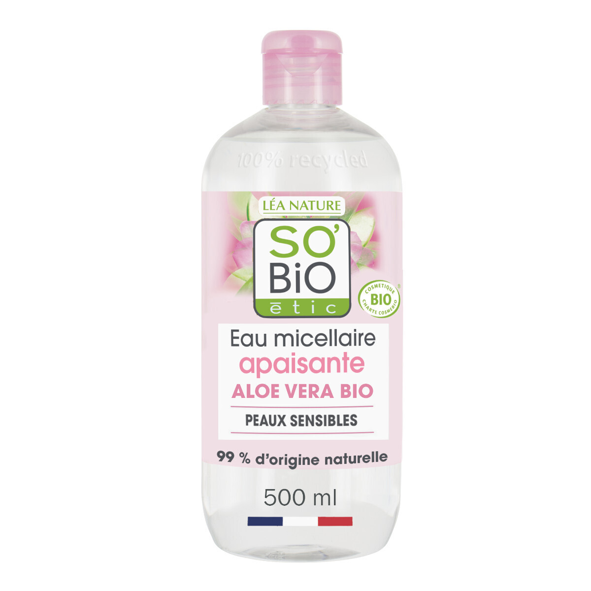 Acqua Micellare Pelle Sensibile - Hydra Aloe - So'Bio étic