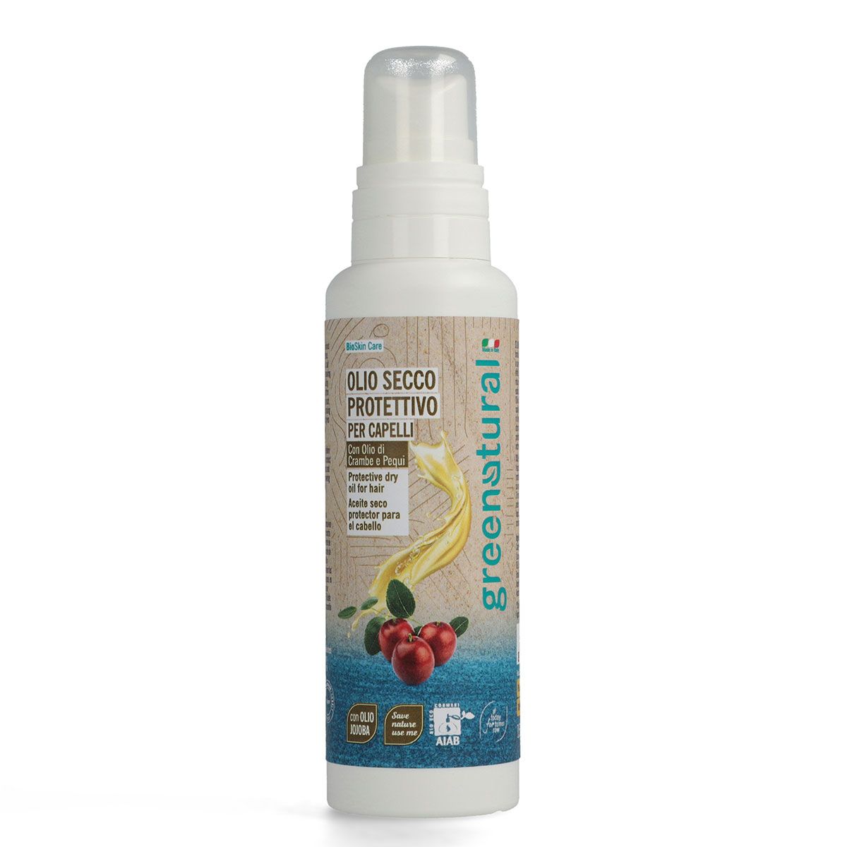 Olio Secco Protettivo per Capelli - Greenatural
