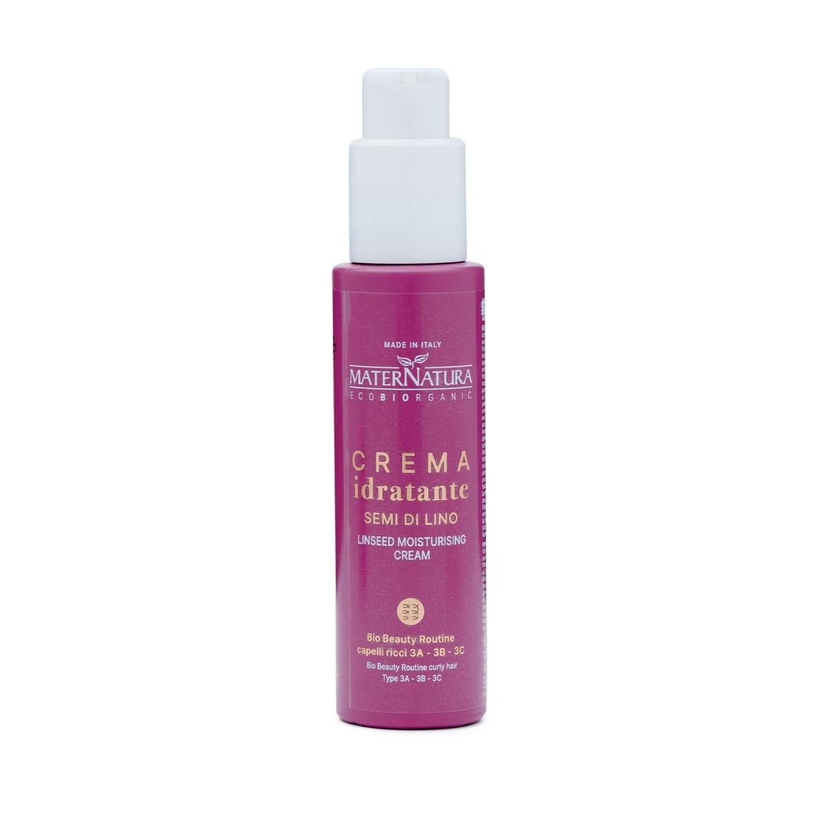 Crema Idratante Capelli Ricci ai Semi di Lino - MaterNatura