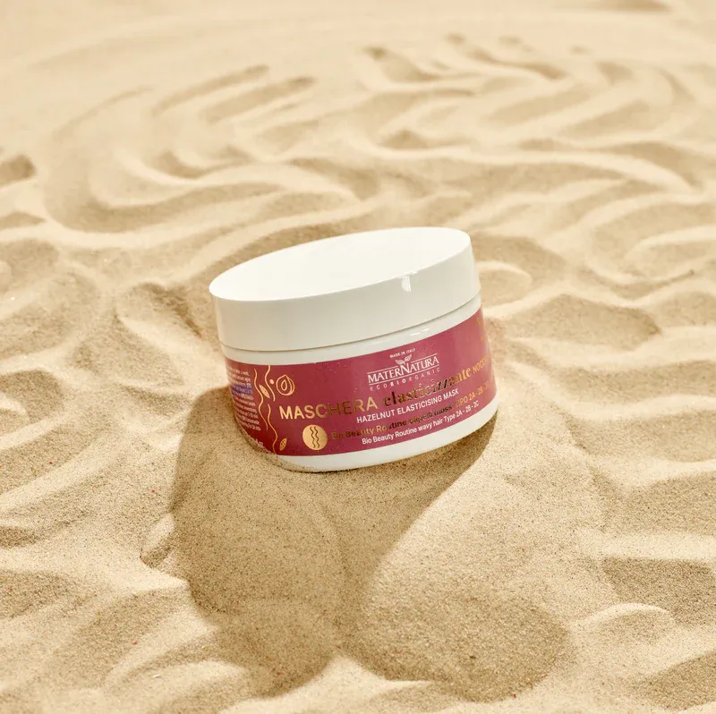 Maschera Elasticizzante Capelli Mossi alle Nocciole - MaterNatura