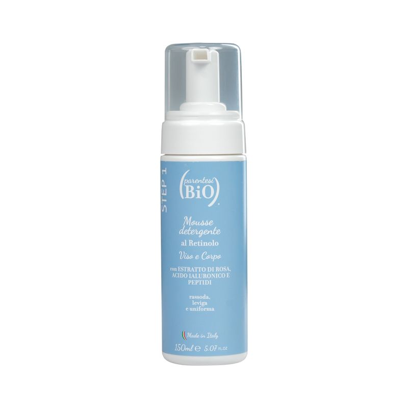 Mousse detergente Viso al Retinolo - Parentesibio