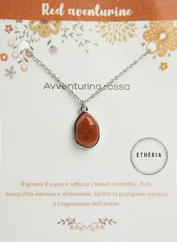 Collana Avventurina Rossa - Etheria