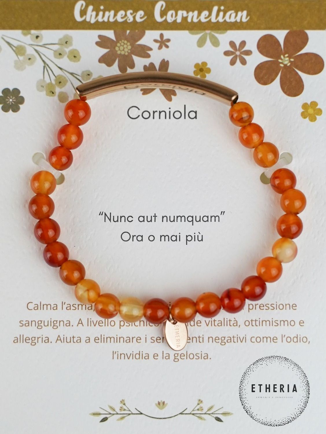 Bracciale Corniola - Etheria
